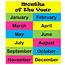 MONTHS OF THE YEAR CHART POSTER  Clipart Creationz