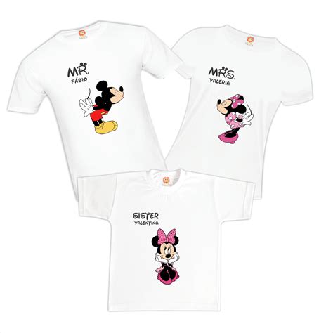Kit Com 6 Camisetas Viagem Disney Elo7 Produtos Especiais