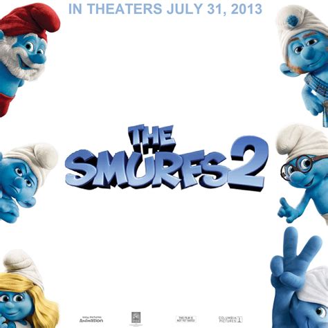 Download The Smurfs 3d Movie Poster Wallpaper Cartoon By Grantj12