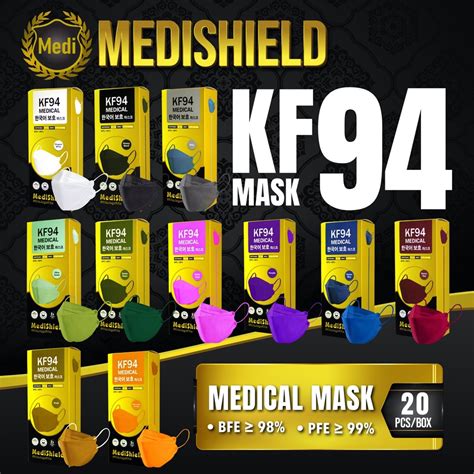 MALAYSIA READY STOCK Kf94 Mask Face Mask Kf94 4ply Medical Face Mask