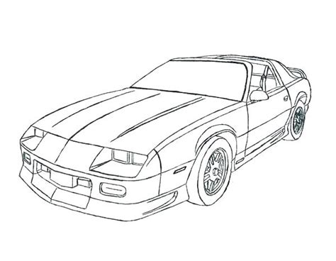 69 Camaro Coloring Page Coloring Pages