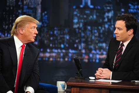 Jimmy Fallon Was One Of The Only Late Night Show Hosts That Got To Mess Up Donald Trump S Hair