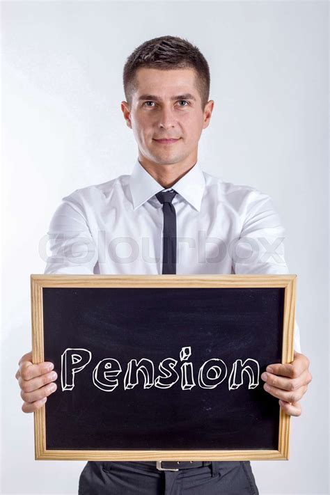 Pension Stock Image Colourbox