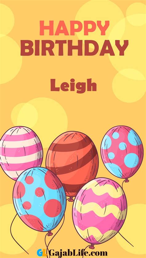 Leigh Happy Birthday Wishes Images With Name