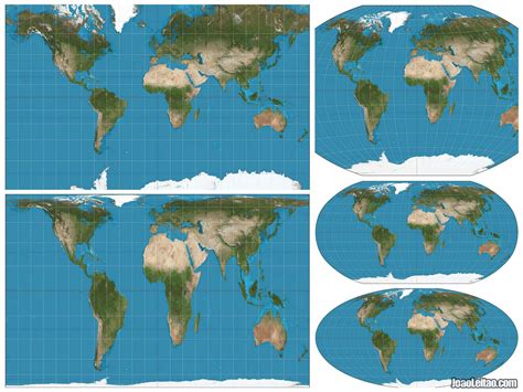 Different World Map Types