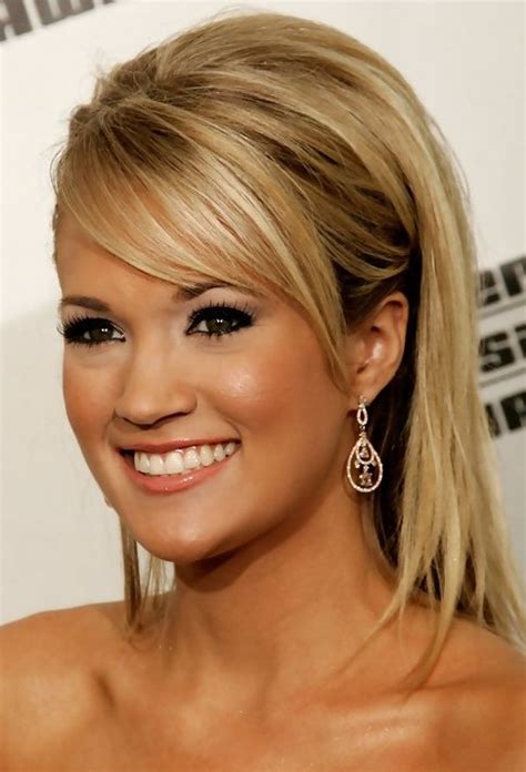 Carrie Underwood Long Hairstyle Teased Hair Pretty Designs