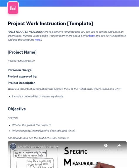 What Are Work Instructions 6 Work Instructions Templates For You To