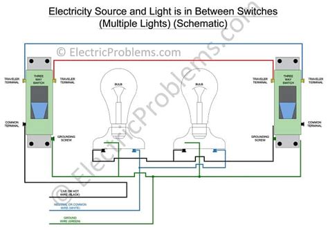 Electrical Diagram 3 Way Switch Multiple Lights Wiring Technology
