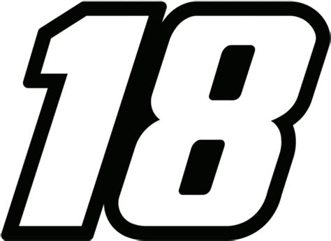 Gambar background racing keren hd. Download Race Car Clipart Number - Kyle Busch Number 18 PNG Image with No Background - PNGkey.com
