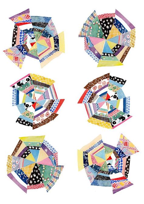 Patchwork Art Print By Holly Exley Illustration Quilts Art Quilts