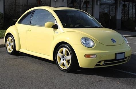 Yellow 2001 Volkswagen Beetle Paint Cross Reference