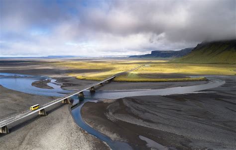 Wallpaper Bridge Valley Iceland Vestur Skaftafellssysla Images For