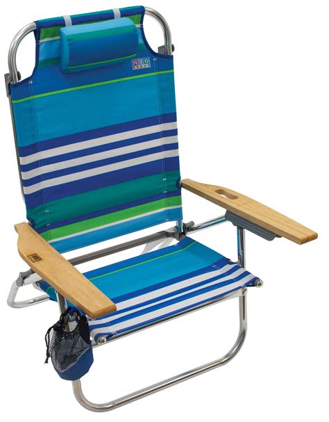 No matter where you're headed, these lounge and folding backpack chairs will always have you'll love the bright and vibrant style you get with every backpack folding chair from rio. Rio Beach Hi-Boy Folding 5 Position Lay Flat Beach Chair ...