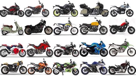 ¿cuáles Son Los Tipos De Motocicletas La Foto Y El Nombre De La