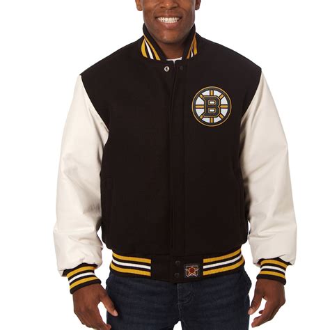 Boston Bruins Jh Design Two Tone Jacket Black