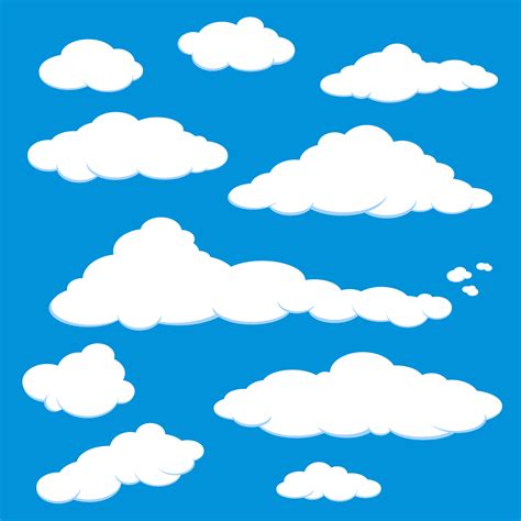 Blue Sky Clouds Cartoon Images And Photos Finder