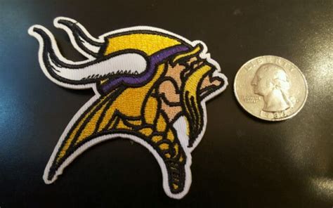Minnesota Vikings Embroidered Iron On Patch 3 X 2 Nfl Football Team