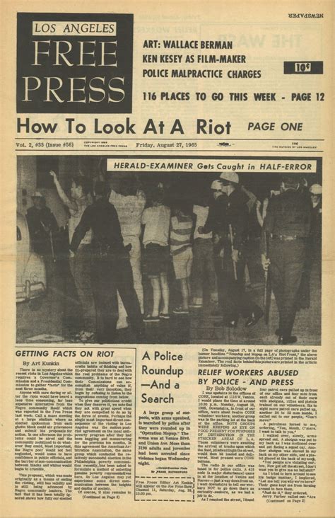 The Los Angeles Paper That Documented Police Brutality In The 1960s And