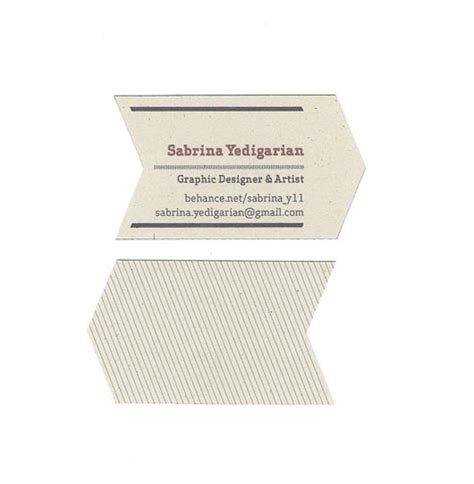 35 Creative And Uniquely Shaped Business Cards Jayce O Yesta