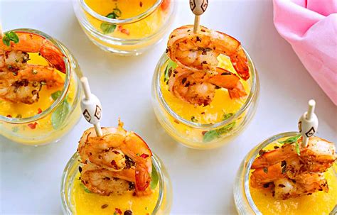 The shrimp is bursting with the flavor of the zesty marinade with lemon, garlic, shallots and herbs punctuating each bite. halloween shrimp appetizer