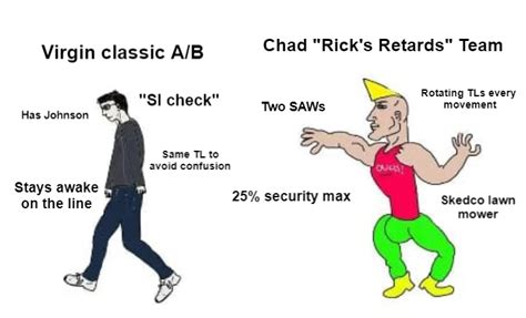 Chad Meme The Virgin Wholesome Meme Versus The Chad E