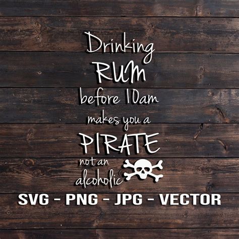 Drinking Rum All Day Makes You A Pirate Beach House Decor Etsy Sign