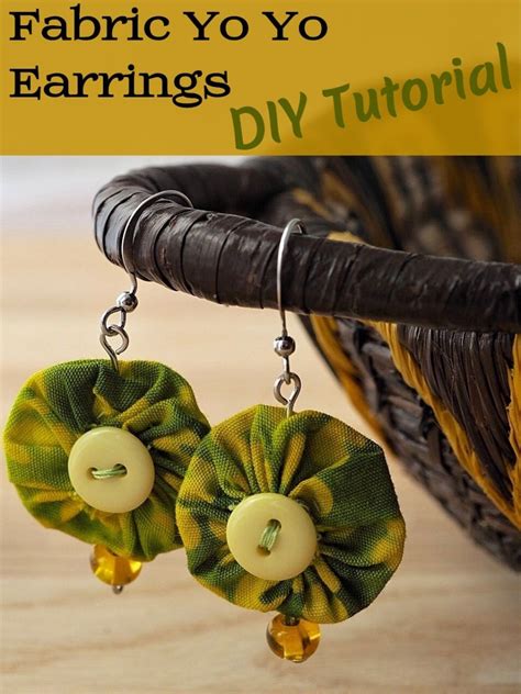 Check spelling or type a new query. How to Make DIY Fabric Yo-Yo Earrings | FeltMagnet