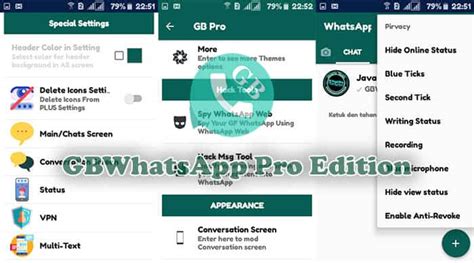 Enjoy latest gb whatsapp official with extra features. Download GBWhatsApp Pro Edition V9.65 APK Terbaru 2020