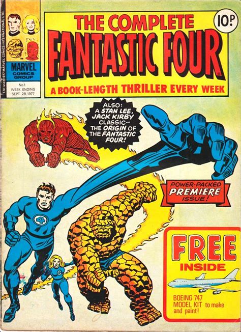 Complete Fantastic Four 1 A Sep 1977 Comic Book By Marvel Uk