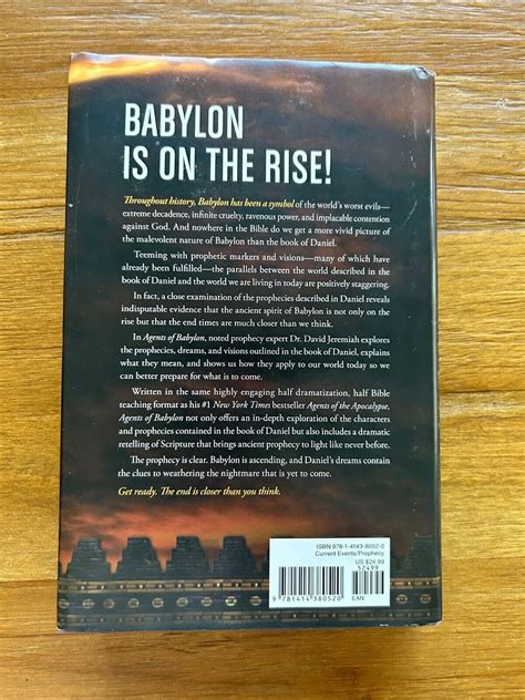 Agents Of Babylon By Dr David Jeremiah Hardback 2015 Free Post Ebay