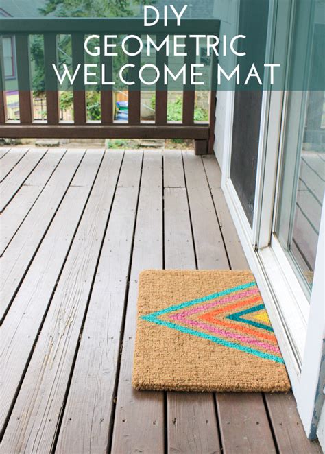 Diy Welcome Mat The Crafted Life