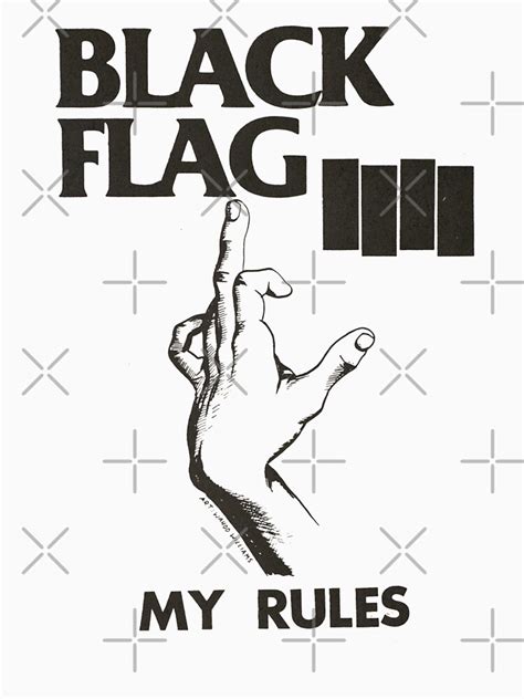 Black Flag T Shirt For Sale By Rippingthrash Redbubble Black Flag