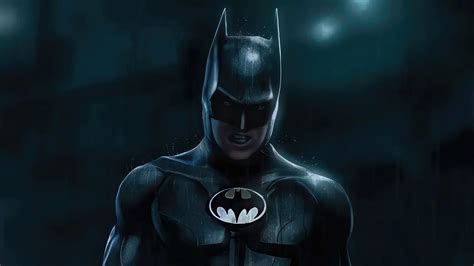 Michael Keaton Concept Art As Batman From The Flash Movie Hd