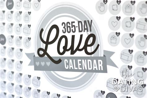 365 Day Love Calendar The Dating Divas