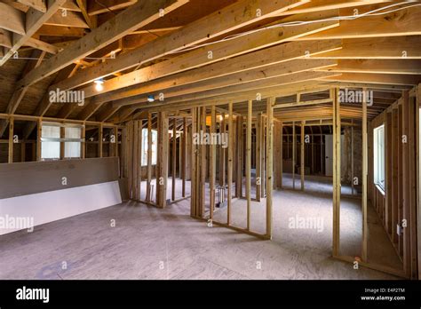 New Construction Home Interior Stock Photo Alamy