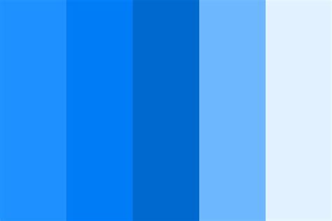 Dodger Blues Color Palette Hex Rgb Code Blue Colour Palette Dodger