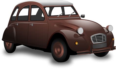 Download Classic Brown Car Clipart Full Size Png Image Pngkit