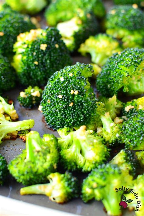 Oven Roasted Broccoli With Garlic And Parmesan Video Easy Side Dish