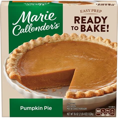 Marie Callenders Pumpkin Pie 36 Oz Frozen Walmart Inventory
