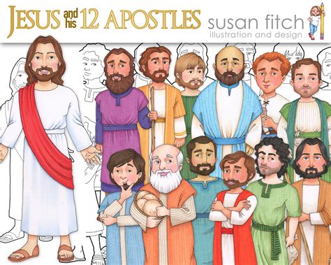 Top 195 Imagenes De Los 12 Apostoles De Jesus Para Colorear