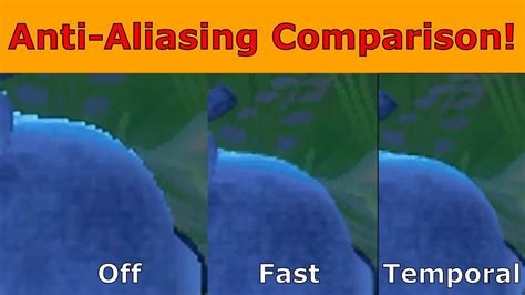 New Fortnite Anti Aliasing Settings No Aa Fast Approximation Aa And