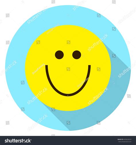 Emoticon Happy Face Happy Emoji Isolated Stock Vector