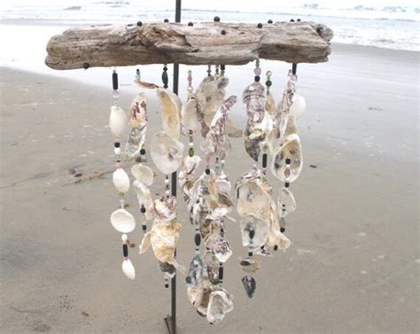 A Large Oyster Shell Wind Chime By Karikoastals On Etsy