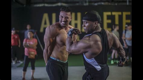 Epic Chris Jones And Christian Guzman Collab Alphalete Gym Meetup Youtube