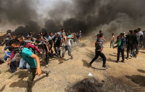 Palestinians Clash With Israel Military At Gaza Border Amid Debate On