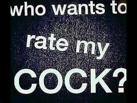 Who Wants To Rate My COCK YouTube