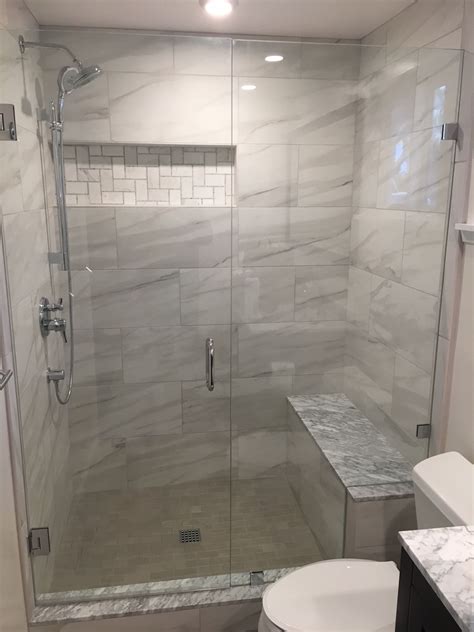 Jk Wood Construction Porcelain Shower Walls And Floor