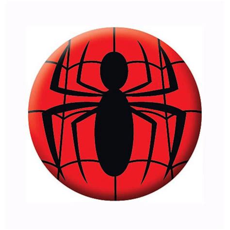 Spider Man Symbol Button