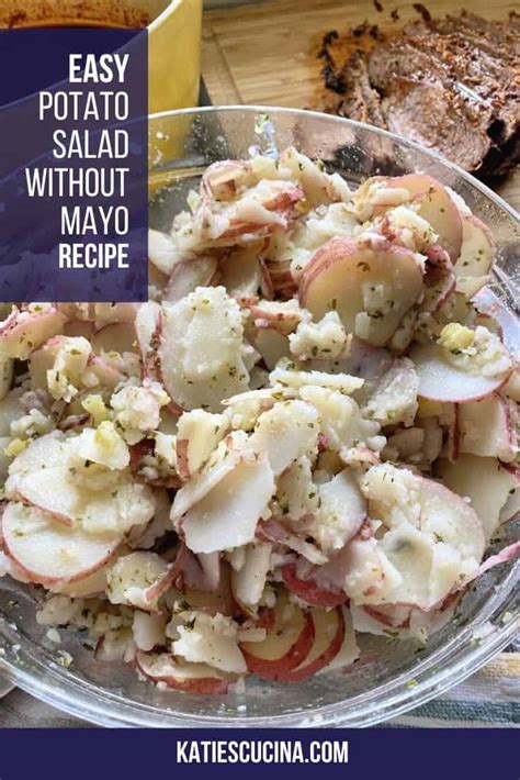 Potato Salad Without Mayo Katies Cucina