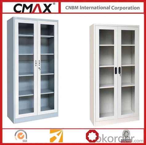 It has a pair of clear glass paneled doors with adjustable. Buy Swing Door Steel Filing Cabinet with Glass CMAX-FC02 ...